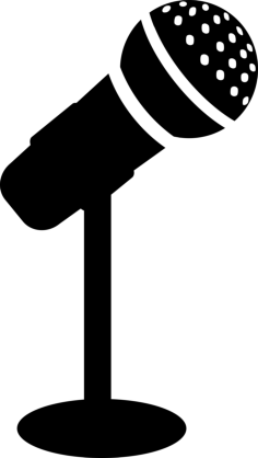 Microphone For A Singer Or A Conference Digital Sketch Svg Design, Free Vectors File